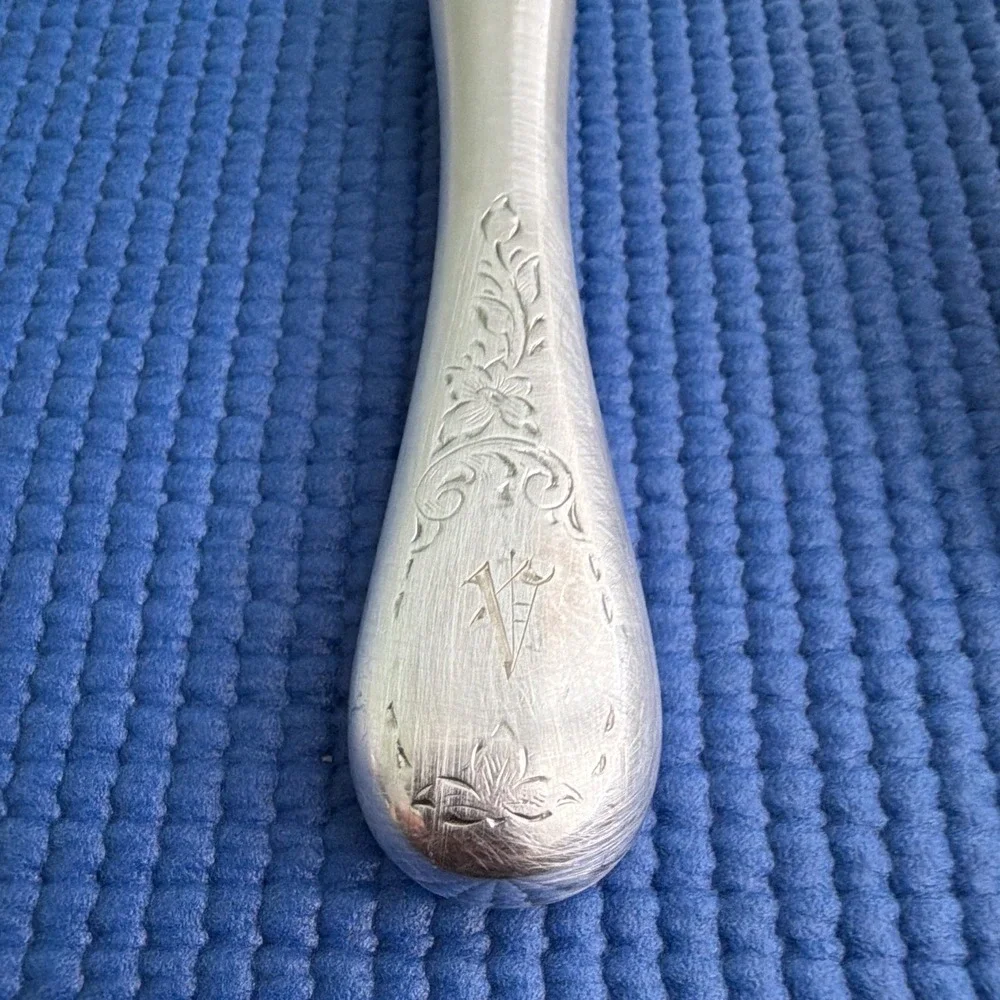Vintage Birks Regency Plate Queen Mary - silverplate, Barry SPOON &GRAVITY LADLE